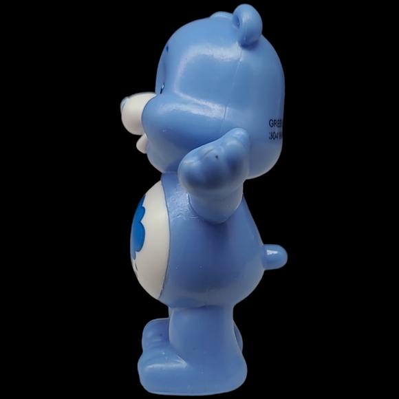 CARE BEARS "GRUMPY BEAR"   BLUE RAIN CLOUD TCFC FIGURE -2 3/8" - Picture 4 of 9
